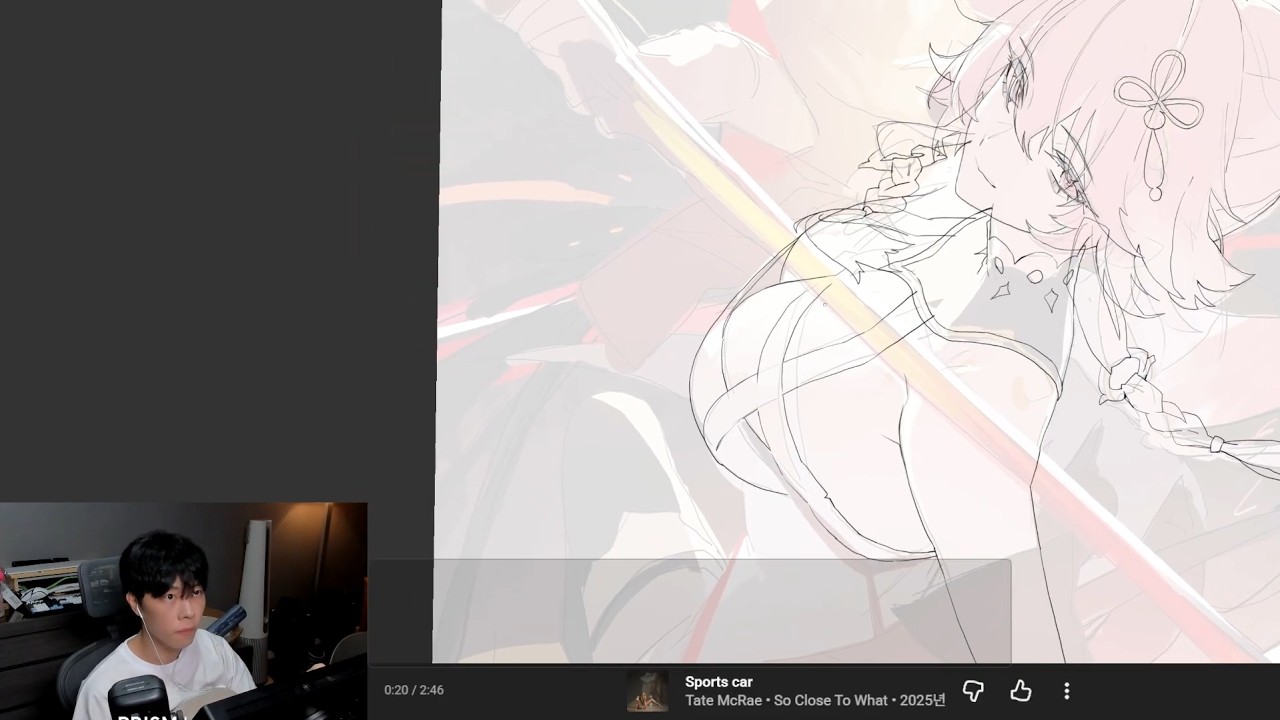 【モ誰】Modare - Changli (Wuthering Waves) - Live Drawing Process 26.05.08 | [60 DAY CHALLENGE] - DAY 3