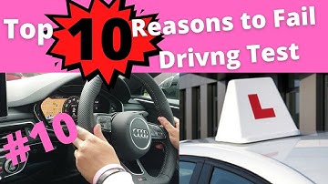 Top 10 reasons for failing driving test - Official DVSA stats