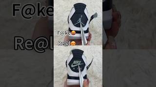 Real Vs Fake Seafoam Jordan 4 #shorts #sneakerhead #viral