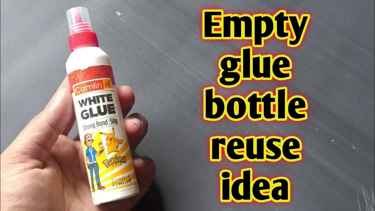 Empty glue bottle reuse idea, Reuse empty glue bottle, Best out of waste