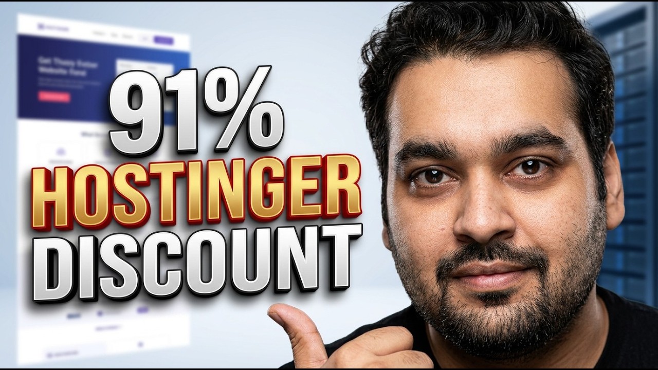 How to Buy Hostinger Hosting with 91% Discount + Free D… — Transcript