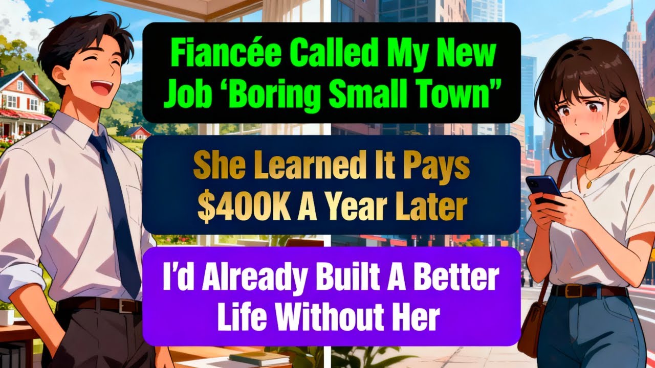 My Fiancée Scoffed: “I’m Not Moving to That Boring Small Town for Your Job.” I Calmly Said...