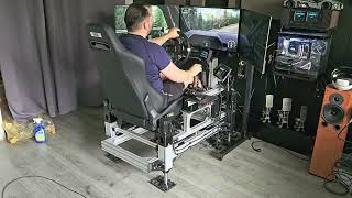 Diy 4 dof Thanos motion rig WIP testing AC rally