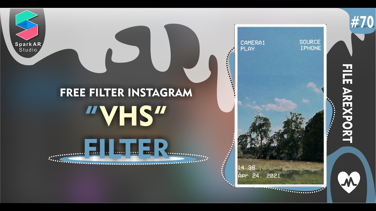 FREE FIlter Instagram "VHS Filter" Aesthetic // Tanpa laptop // file