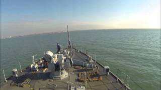 HMS Brocklesby Homecoming Time Lapse