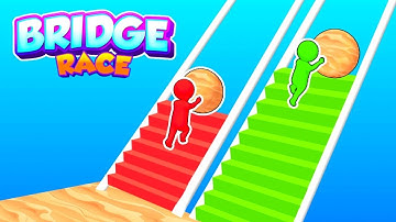 Bridge Race Gameplay Walkthrough 2025 Build A Bridge Android game #topytgamer