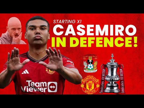 CASEMIRO IN BACKLINE! COVENTRY VS MAN UNITED BUILD UP#manchesterunited #football