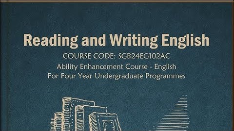 Reading and Writing English/Block-04/Unit-01 Reading Comprehensive Passages #sgou #education 