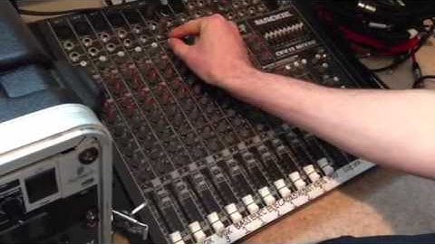 Mackie channel set up