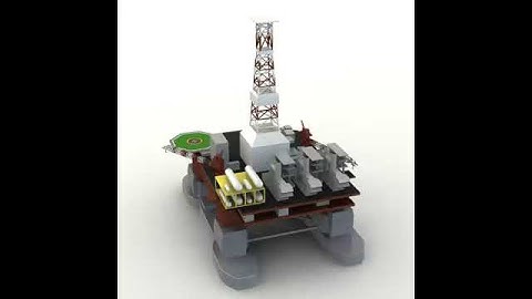Offshore Oil Platform 3D model from CGTrader.com