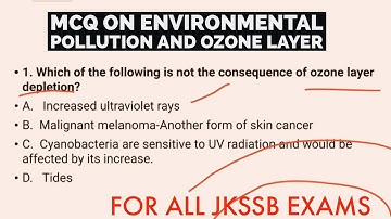 MCQs on General science for jkssb finance accounts assistant and sub inspector