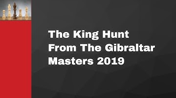 The King Hunt From The Gibraltar Masters 2019