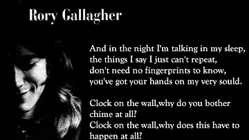 Can't believe it's true - Rory Gallagher (lyrics on screen)