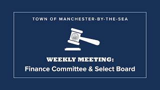 October 5, 2026 Joint Select Board & Finance Committee Meeting
