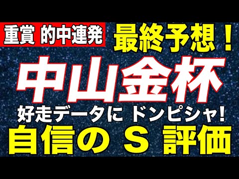 中山金杯 2020 【最終予想】間違いなく強い馬。好走データ分析から導き出した自信のS評価！【 競馬 予想 】