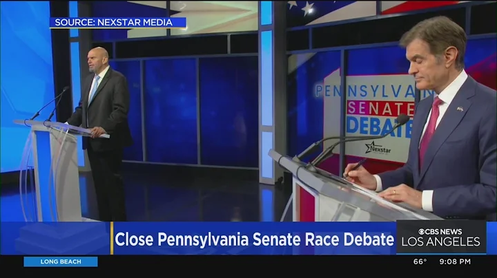 Dr. Oz, John Fetterman face off in close Senate ra...