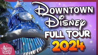 FULL Downtown Disney Tour 2024 | Restaurants, Hotels & Shops
