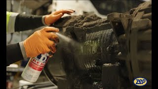 How To Clean Engine With Zep Foaming Citrus Degreaser #zep #enginedetailing  #howto #shorts #diy 