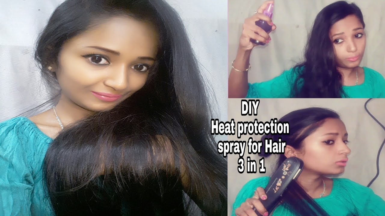 DIY Heat Protection Spray For Hair Hair Setting Spray & Hair Serum 3