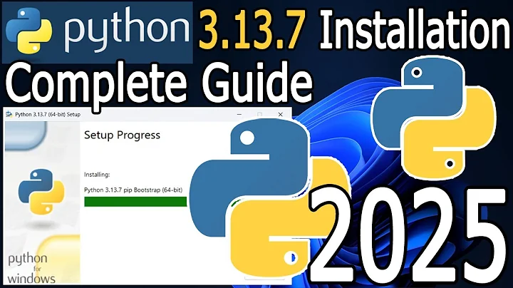 How to Install Python 3.13.7 on Windows 10/11 [ 2025 Update ] Python Programming Tutorial with Demo thumbnail