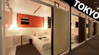 Stay at a luxurious capsule hotel in Tokyo and enjoy a standing bar 