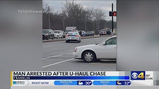 Police chase U-Haul truck through Johnson County after robbery at Indy Target