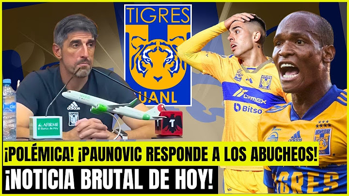 🚨¡POLÉMICA! ¡PAUNOVIC RESPONDE A LA AFICIÓN TRAS ABUCHEOS! TIGRES VS AMÉRICA NOTICIAS DE TIGRES HOY