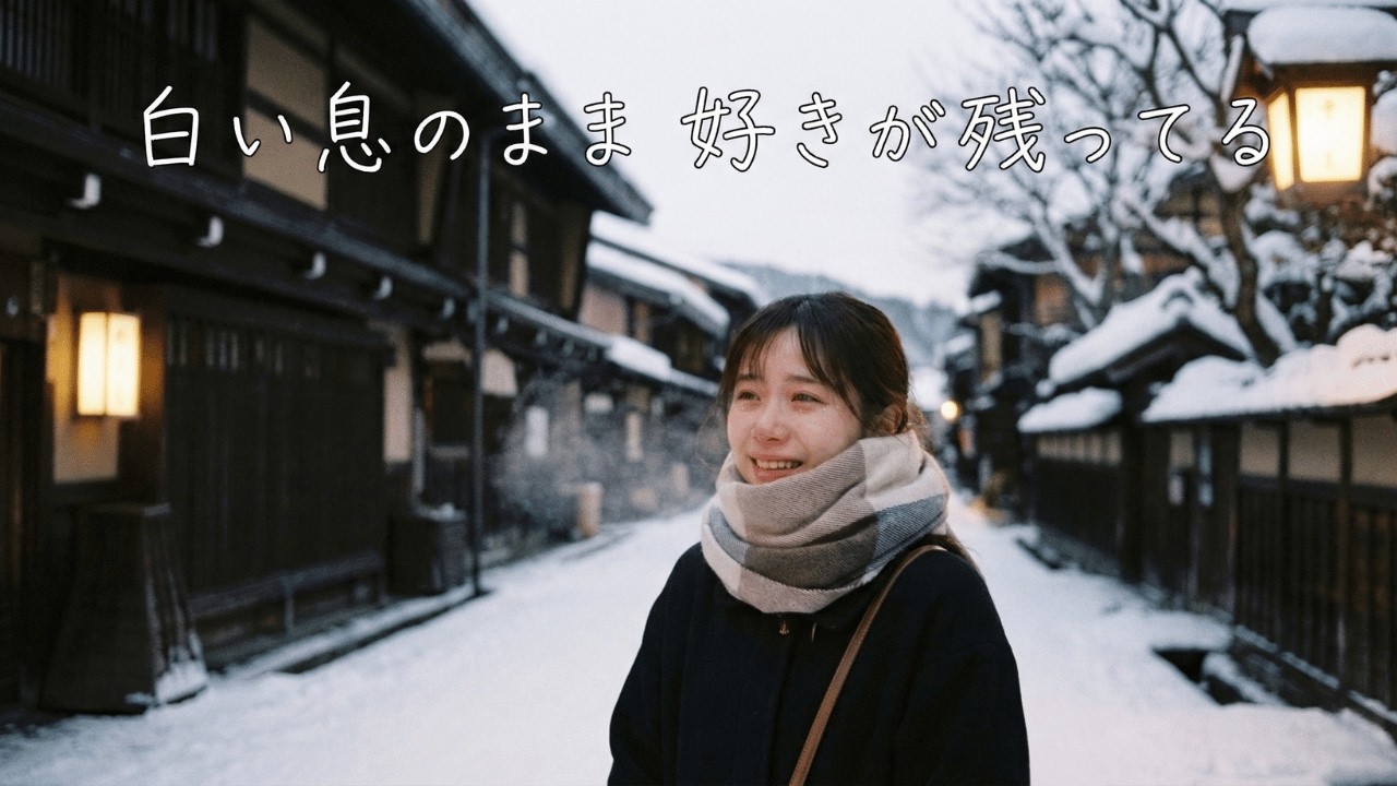 白い息のまま、好きが残ってる（冬の失恋バラード）