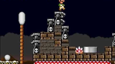 Super Mario Flash Custom Level: Bowser