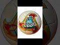 World Cup Ball Through The Years 🌍⚽️🏆 #shorts #viral #evolution