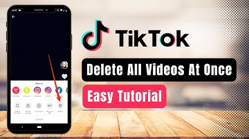 How to Delete All TikTok Videos at Once !