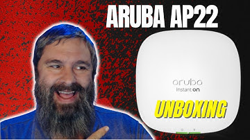 Aruba AP22 WIFI 6 Access Point Unboxing