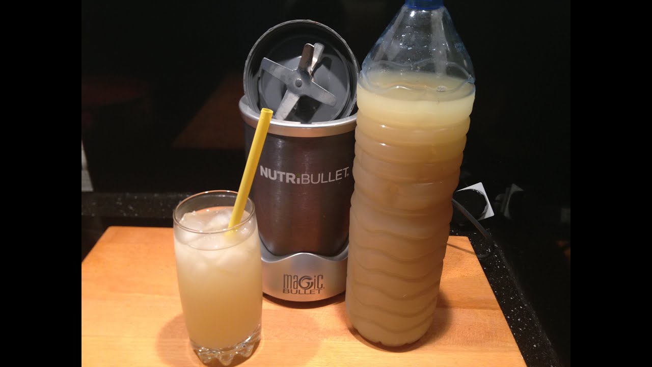 How to easily make a refreshing Ginger juice using a Nutribullet