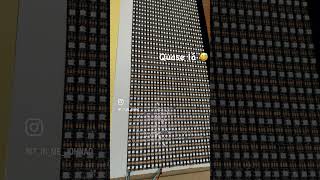 Resolvi fazer um painel de led utilizando fita led WS2812b. O resultado me surpreendeu 😃
