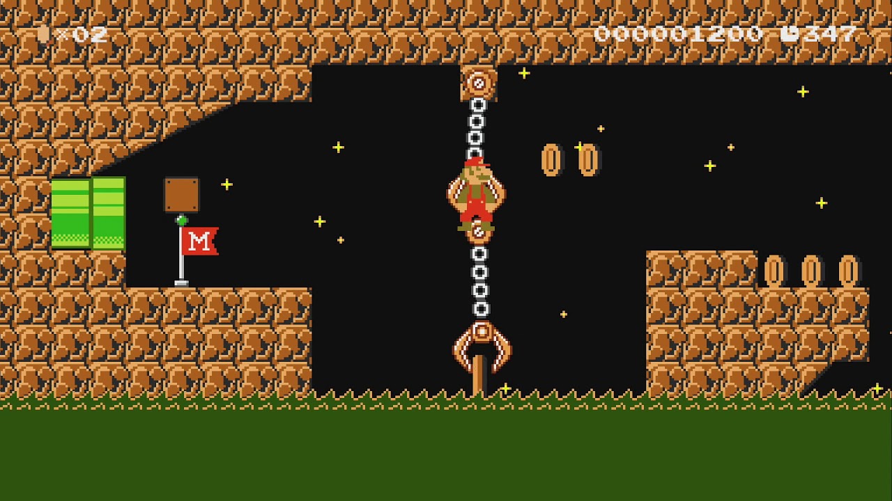 Grabsaw Forest by Farticus - Super Mario Maker 2 - No Commentary 1bu ...
