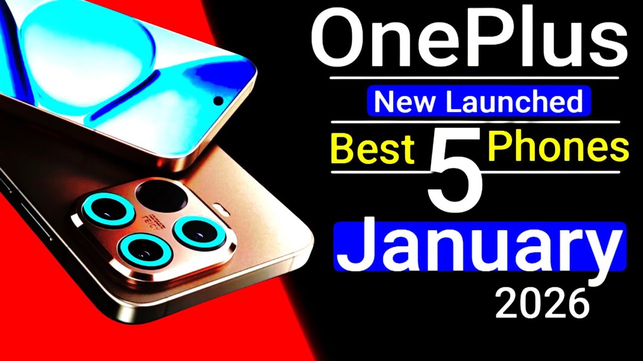 OnePlus Top 5 Newly Launched Phones 2026 in India! Best Camera & Gaming Performance