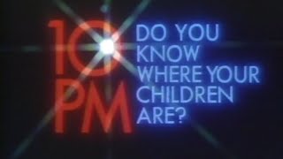 It's 10pm.  Do you know where your children are?