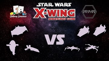 X-Wing - Tabletop Simulator | Azaghal vs Sean (04/06/21)