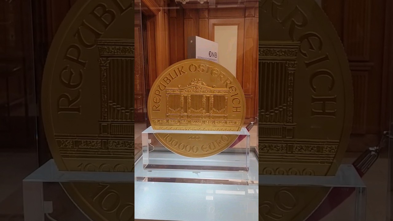 🤯 100.000 Euro Coin at Austrian National Bank