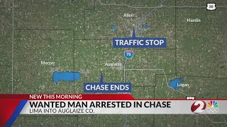 Lima man arrested in chase