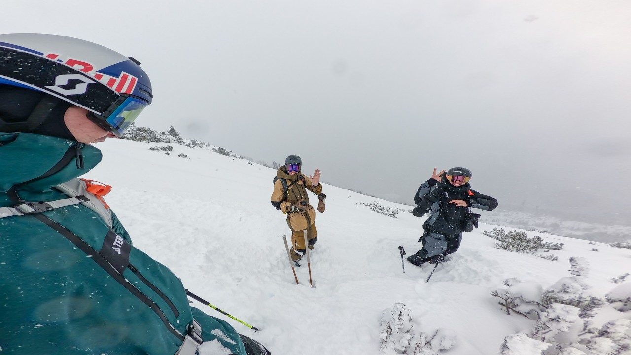 Deepest Powday of the season with the boys! POV