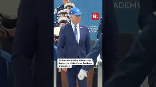 Us President Joe Biden Falls On Stage During Us Air Force Academy Graduation