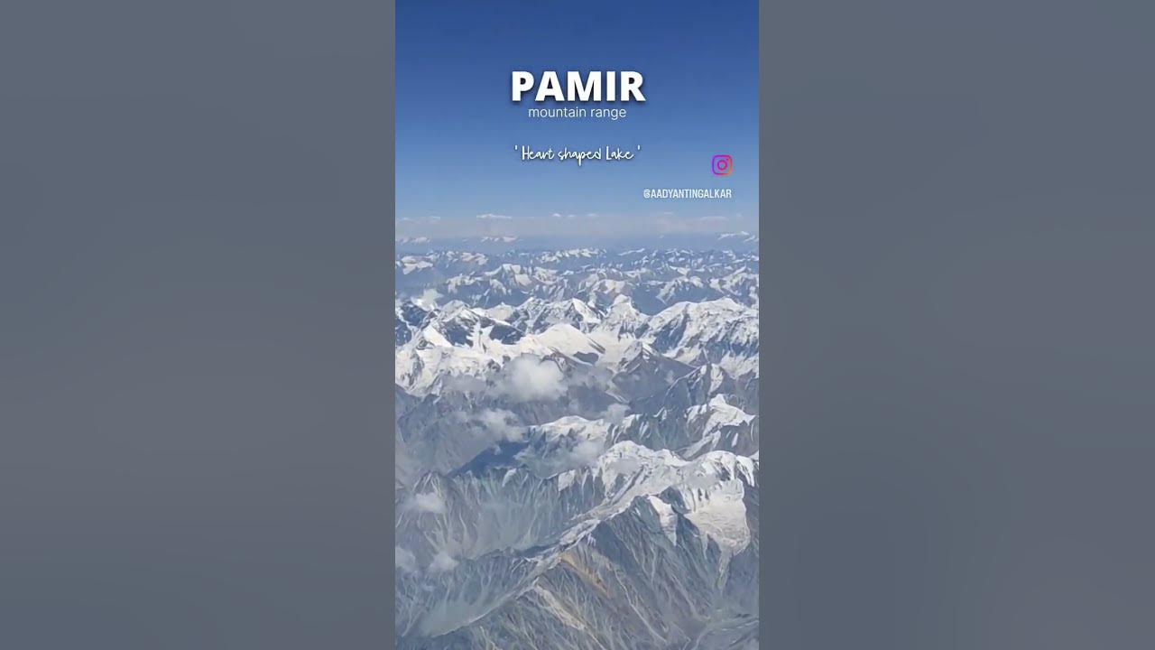 PAMIR mountain ranges from 10500 meters Altitude π #pamir #tajikistan #airastana PAMIR mountain ranges from 10500 meters Altitude π #pamir #tajikistan #airastana