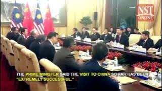 PM Najib meets President Xi, says China visit has been 'extremely successful'