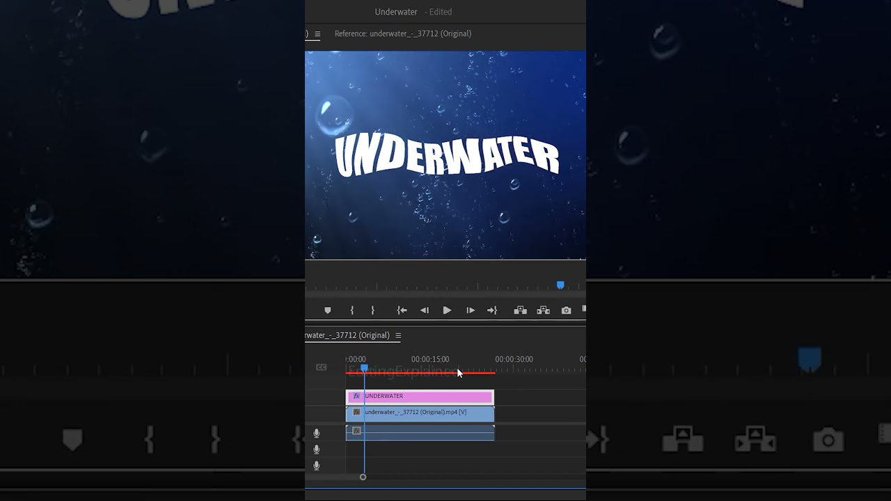Underwater Text In Premiere Pro | Turbulence Displace Effect | 