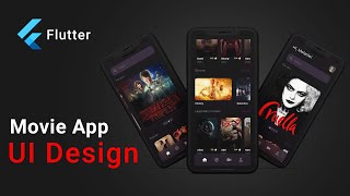 Movie App UI Design | Flutter Speed Code screenshot 2