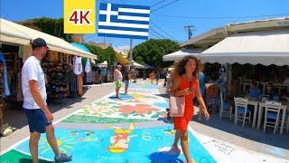 ⁴ᴷ MATALA walking tour 🇬🇷 hippie town in Crete, Greece 4K