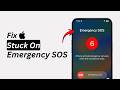 How to Fix iPhone Stuck on Emergency SOS Screen | iPhone Emergency SOS Fix
