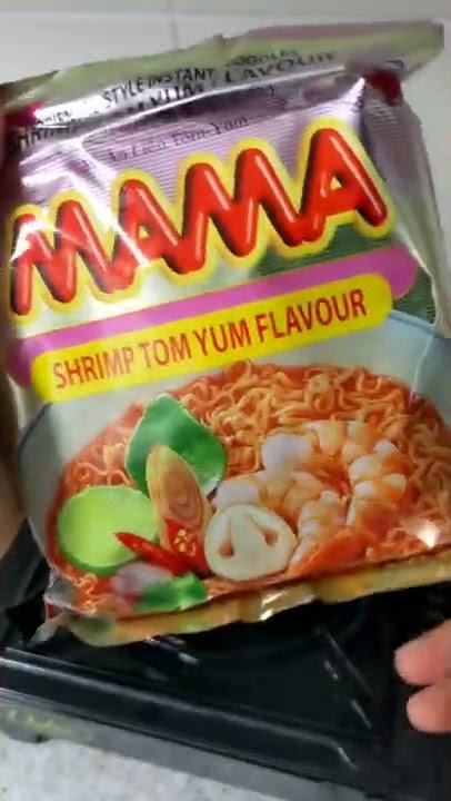 Tom Yum Mama Noodle Soup Recipe, ต้มยำบะหมี่มาม่า~