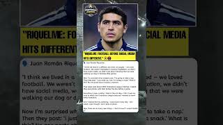 Celebrity “Riquelme: Football Before Social Media Hits Different.” ⚽📵 #shorts Profile